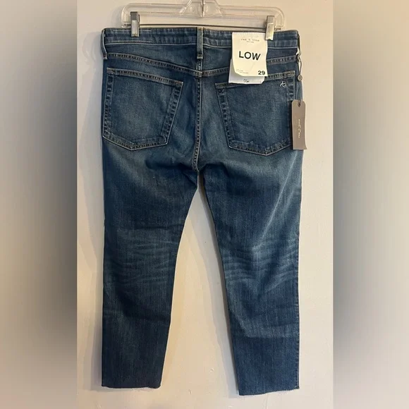 RAG & BONE Women’s Dre Low Rise Slim Boyfriend Jeans in Mariposa Size 29 NEW